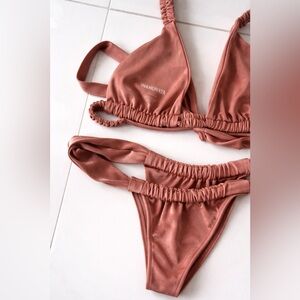 Inamorata Triangle Swim Set in Lait
